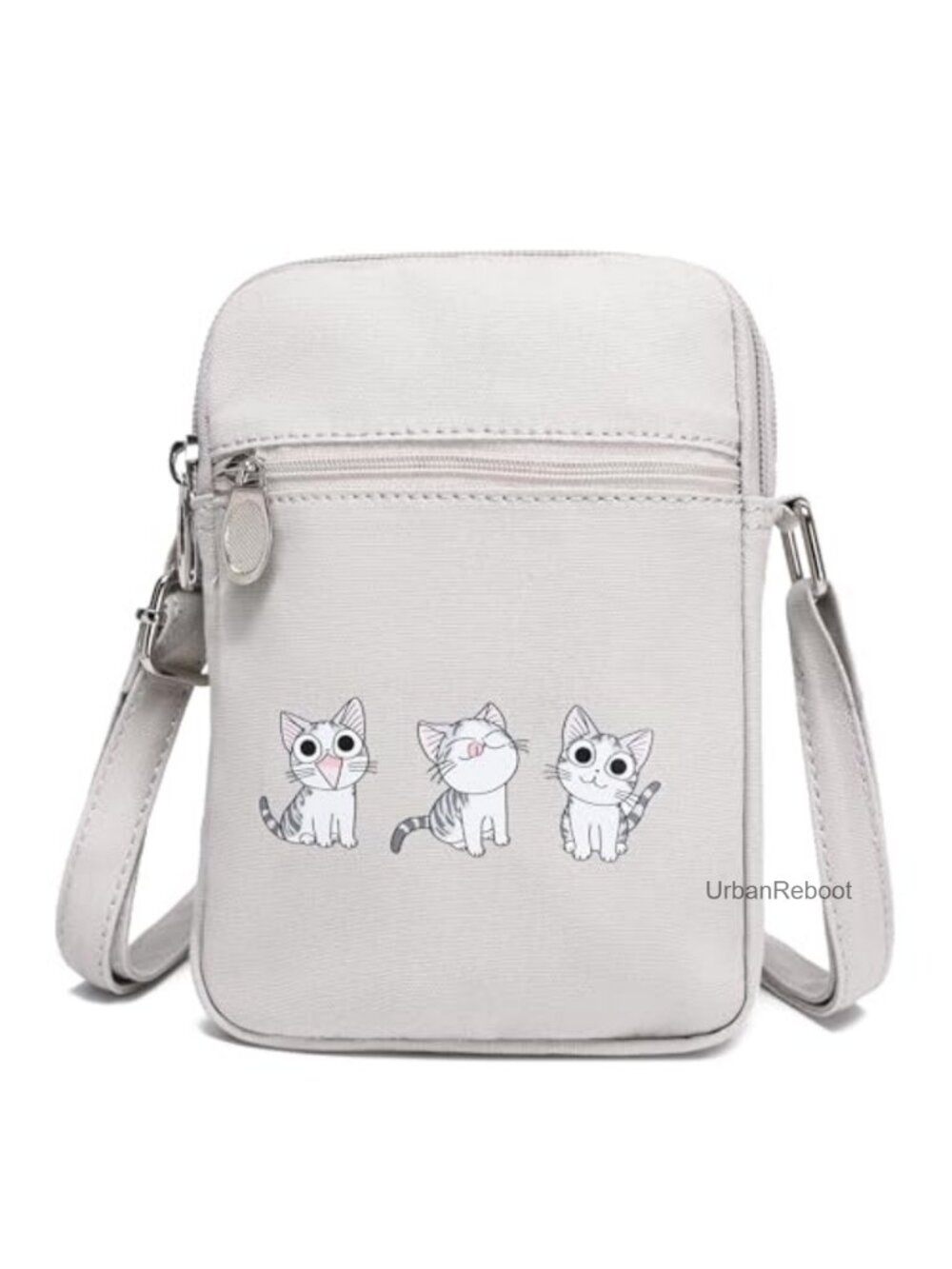 Girls Canvas Crossbody Bag Mini Purse Small Mini Bag Adjustable Strap Cute